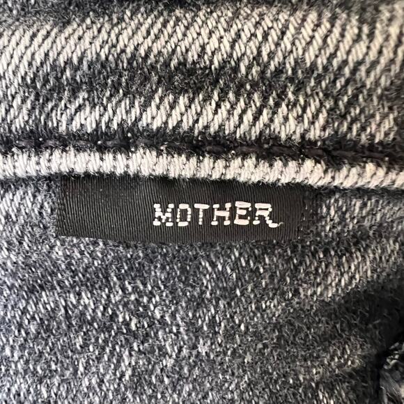 Mother Jeans Womens Size 27 Black The Insider Crop Step Away in Train Stops - Picture 14 of 16